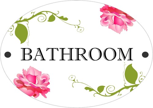 Shabby chic bathroom door - shabby,