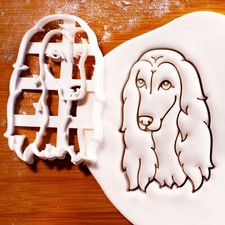 Afghan Hound Face Cookie Cutter - dog treats Tazi Spay Baluchi Barakzai Balkh