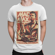 Mad Max T-Shirt The Road Warrior Movie Film Tee 70s 80s Interceptor Gift UK 2
