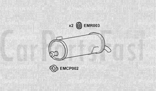 Expg6007 exhaust rear - exhaust,