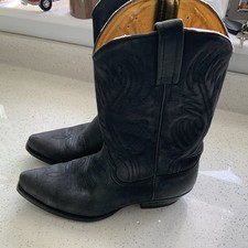 Loblan black Leather Cowboy