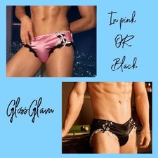 Men's stunning pink silky feel