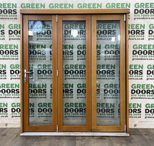 Wooden folding patio - wooden, doors