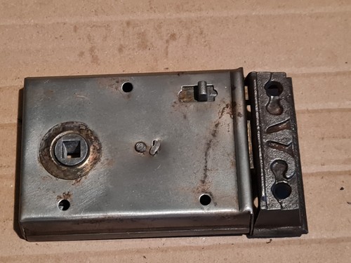 Old vintage small metal door - old,
