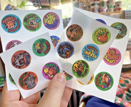 Vintage 80s sticker lot - vintage,