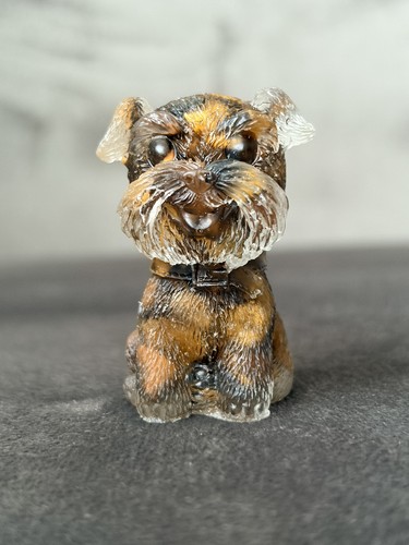 Schnauzer figurine natural - schnauzer,