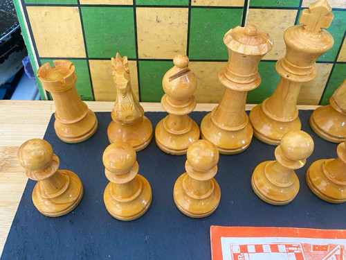 Vintage weighted wooden - vintage,