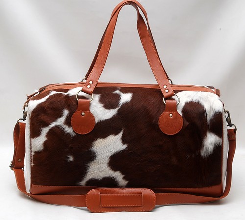 100 natural cowhide duffel - 100%,