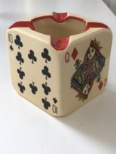 Die-shaped vintage ashtray