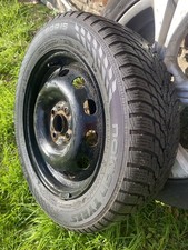 SUZUKI SPLASH 08-15 Suzuki Swift 2005-25/1STEEL WHEEL 185 60 15 TYRE Nokian 6mm 