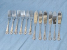 Vintage 6 Place Set A1 Silver