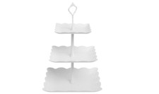 3 Tier cake stand in White