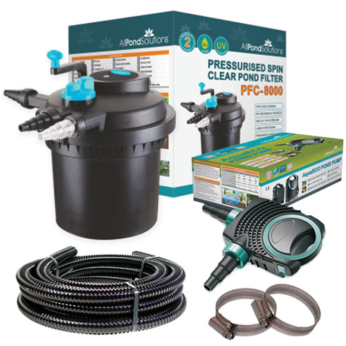 Pressurised koi pond - pressurised,