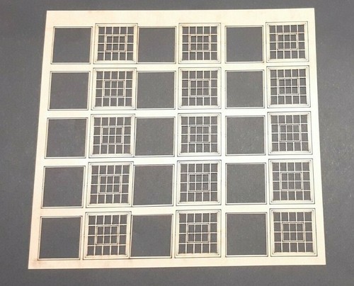 Windows sheets laser cut - sheets,