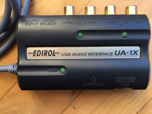 Edirol usb audio - ua-1x,