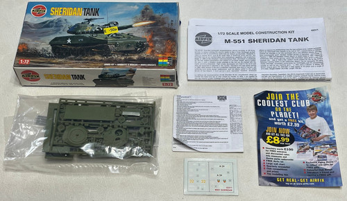 Airfix 02311 sheridan tank - airfix,