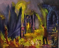 Twilight Lamp Fantasy surreal