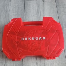 Bakugan Battle Planet: Carry Case (Red) with cards and counters