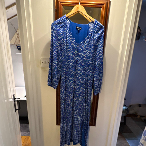 Whistles blue white - blue, floral