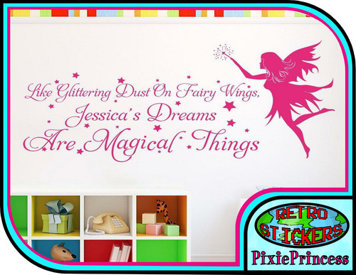 Fairy dust dreams personalised - fairy,
