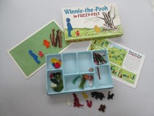 Vintage Fuzzy Felt Winnie the