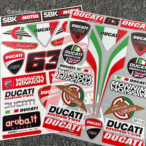 Set motorcycle fairing decal - set,