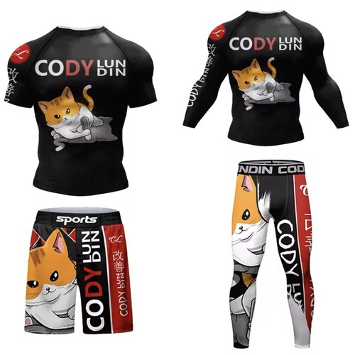 Cat bjj set rash - set,