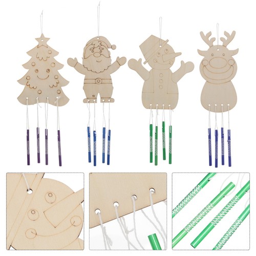 8pcs wooden wind chime diy - 8pcs,