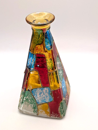 Vintage mosaic stained glass - vintage,