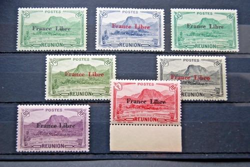 French colonies stamps 1943 - french,