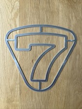 LOTUS 7 GRILLE BADGE   ALLOY