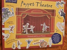 Roald Dahl Puppet Theatre Boxed BFG Matilda Mr Fox Charlie Twits Witches