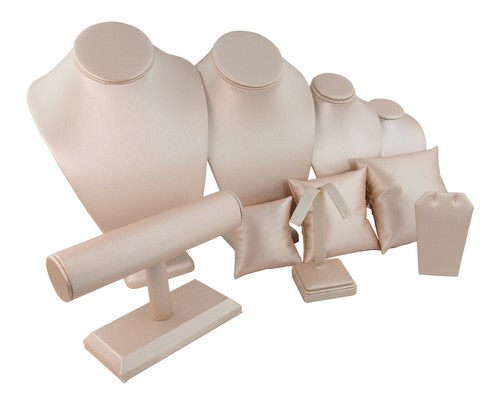 Pink jewellery display stands - jewellery,