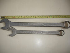2x Vintage Britool RJ687,  RJ875, 11/16 AF, 7/8 AF Combination Spanners. (C