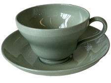 Wedgwood, Celadon, Etruria & Barlaston, Green, Coffee Cup & Saucer(a)