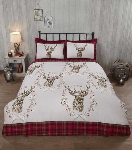 New angus stag duvet set - new,