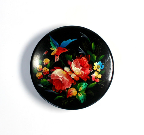 Vintage soviet lacquer wooden - lacquer,