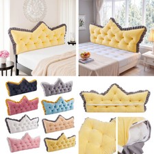 Crown-shaped Ruffled Backrest