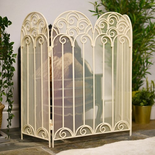 Antique cream three fold - cream,
