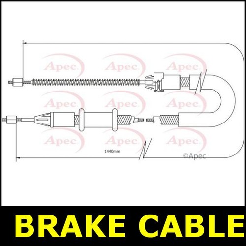 Handbrake cable parking - handbrake,
