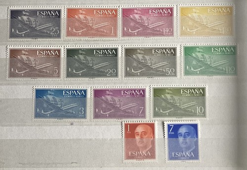 Spain 1955 air mint - spain, sg