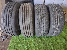 4 × Wheels &Tyres Vw Polo Skoda Fabia Seat Ibiza 195/55/R15 + FAST UK ?? POST!
