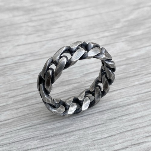 Handmade oxidised chunky - , solid