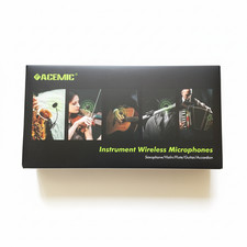 NEW Dual UHF Violin Wireless Microphone Gooseneck Pick Up Clipon Mic - £280 RRP