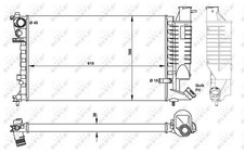 NRF Radiator for Peugeot 306