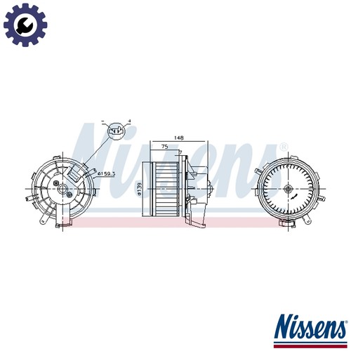 Interior blower 87622 - interior,