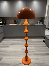 Vintage 1970s Orange Floor