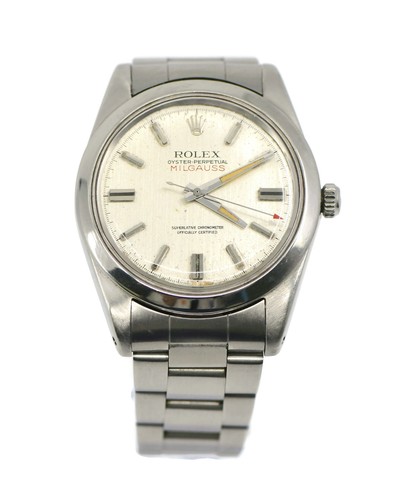 Rolex milgauss stainless steel - rolex,