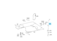 Genuine Mercedes Sprinter Catch Hook Spare wheel carrier A9064000393