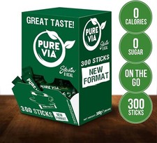 Pure Via Stevia 300 Sticks -
